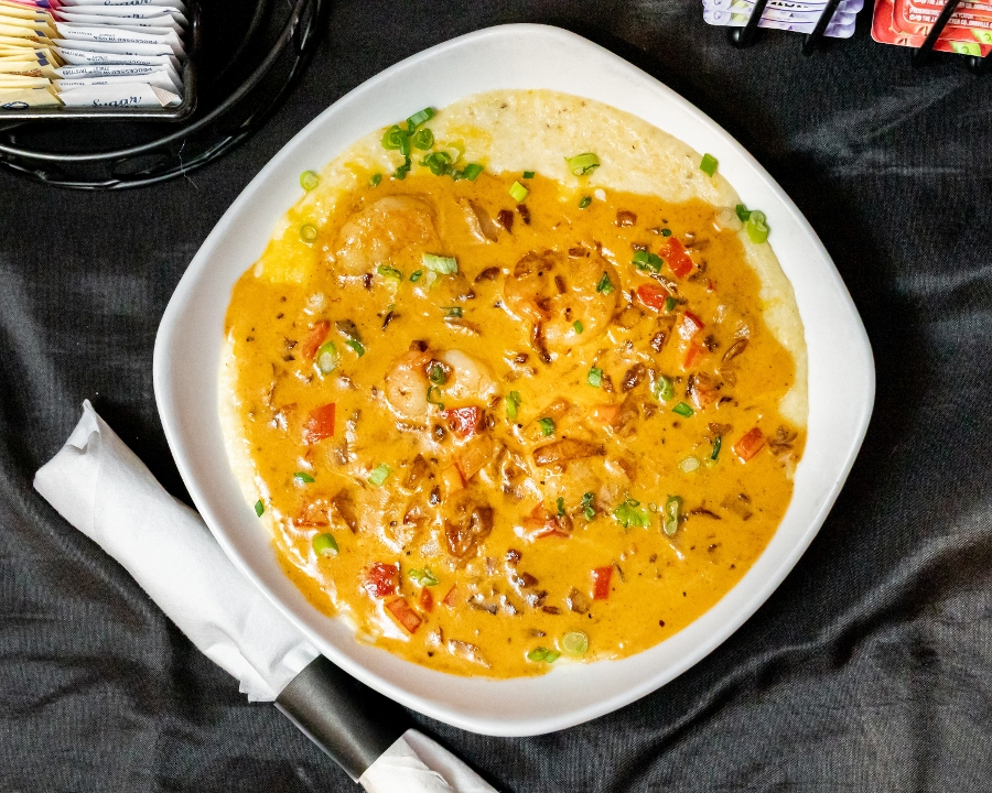 Cajun Shrimp & Grits.