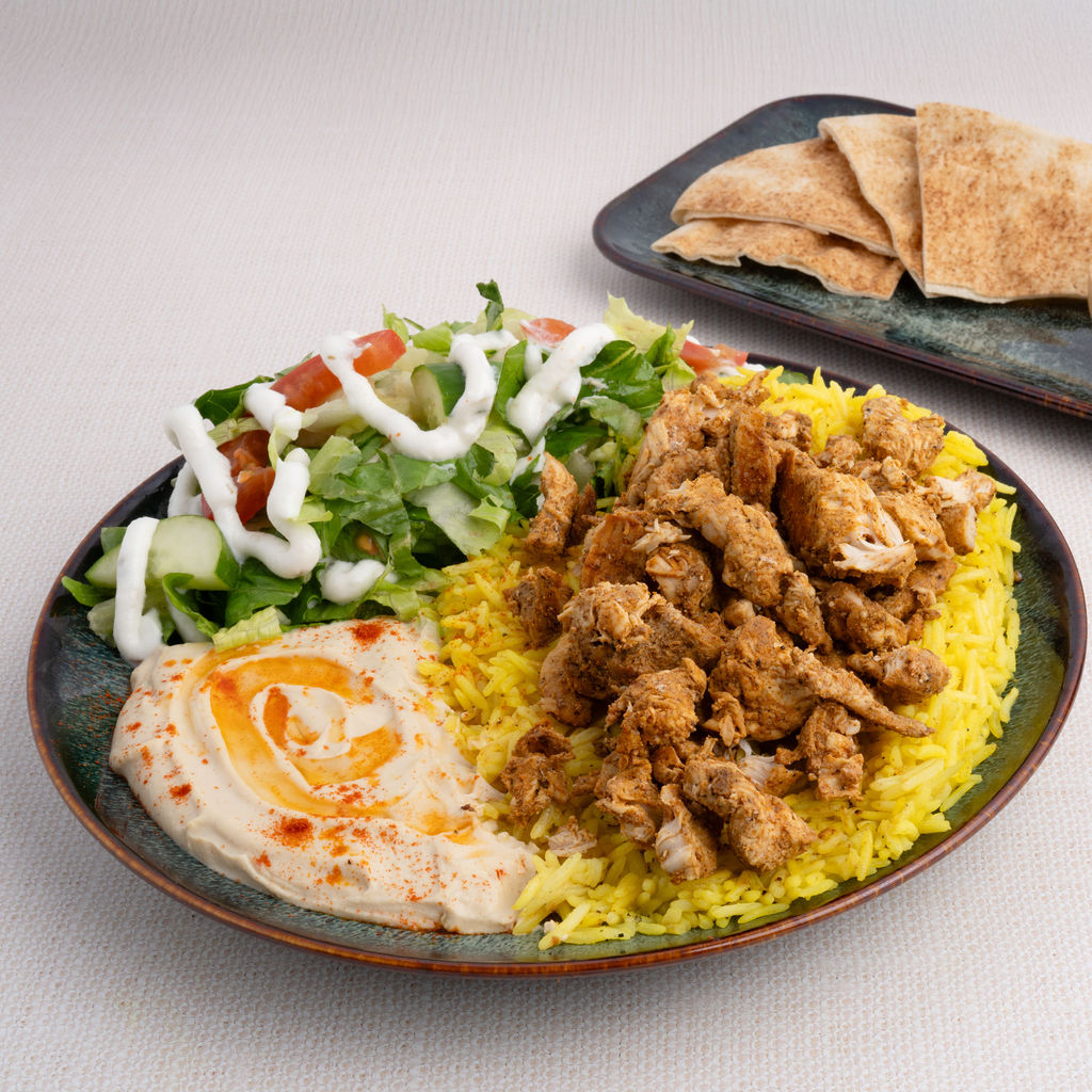 Chicken Shawarma Plate.