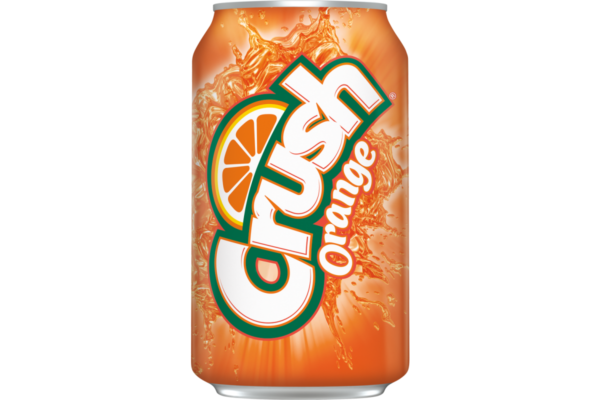 Crush Orange Soda - 12oz Can.