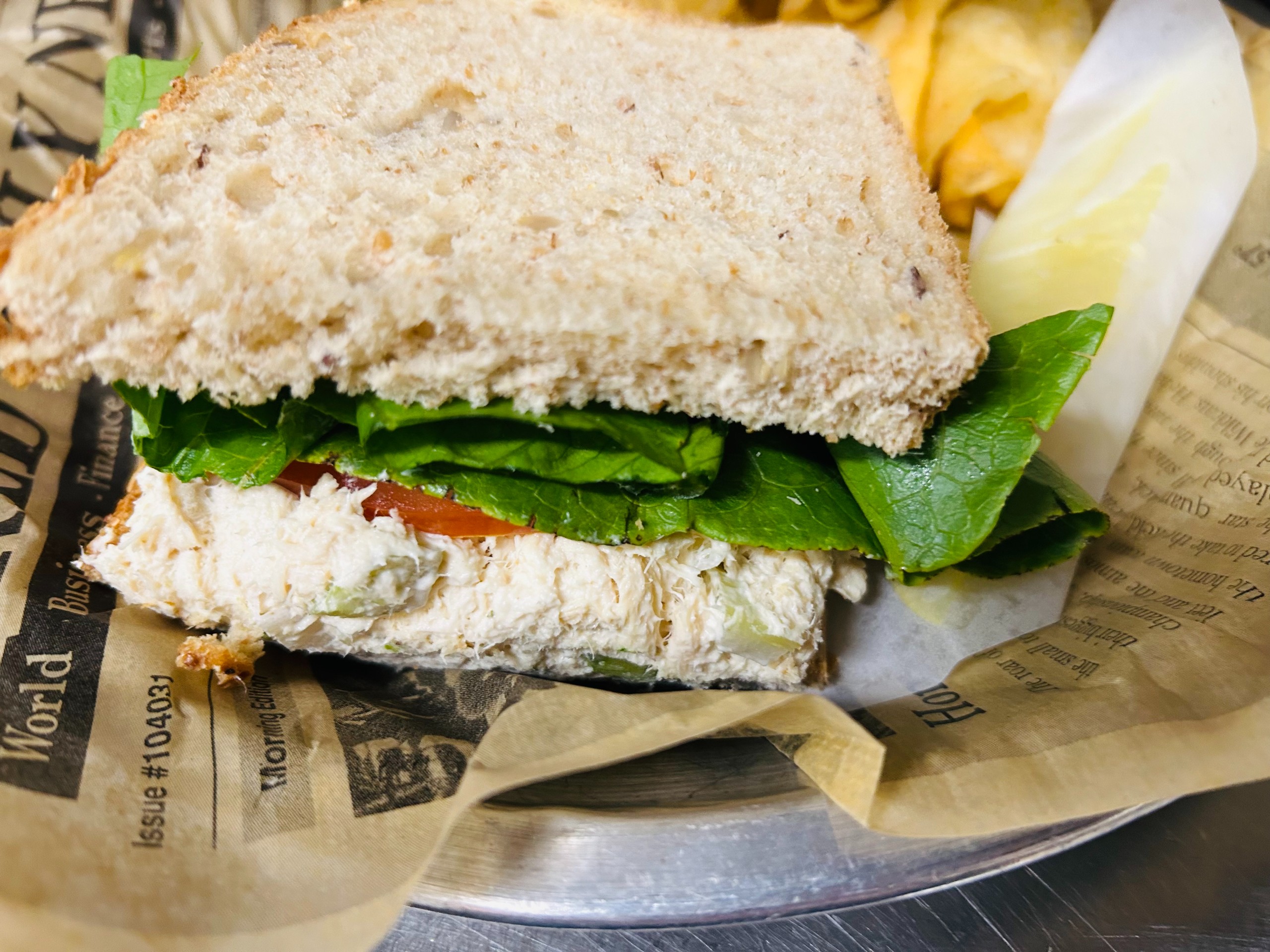 Chicken Salad Sandwich.