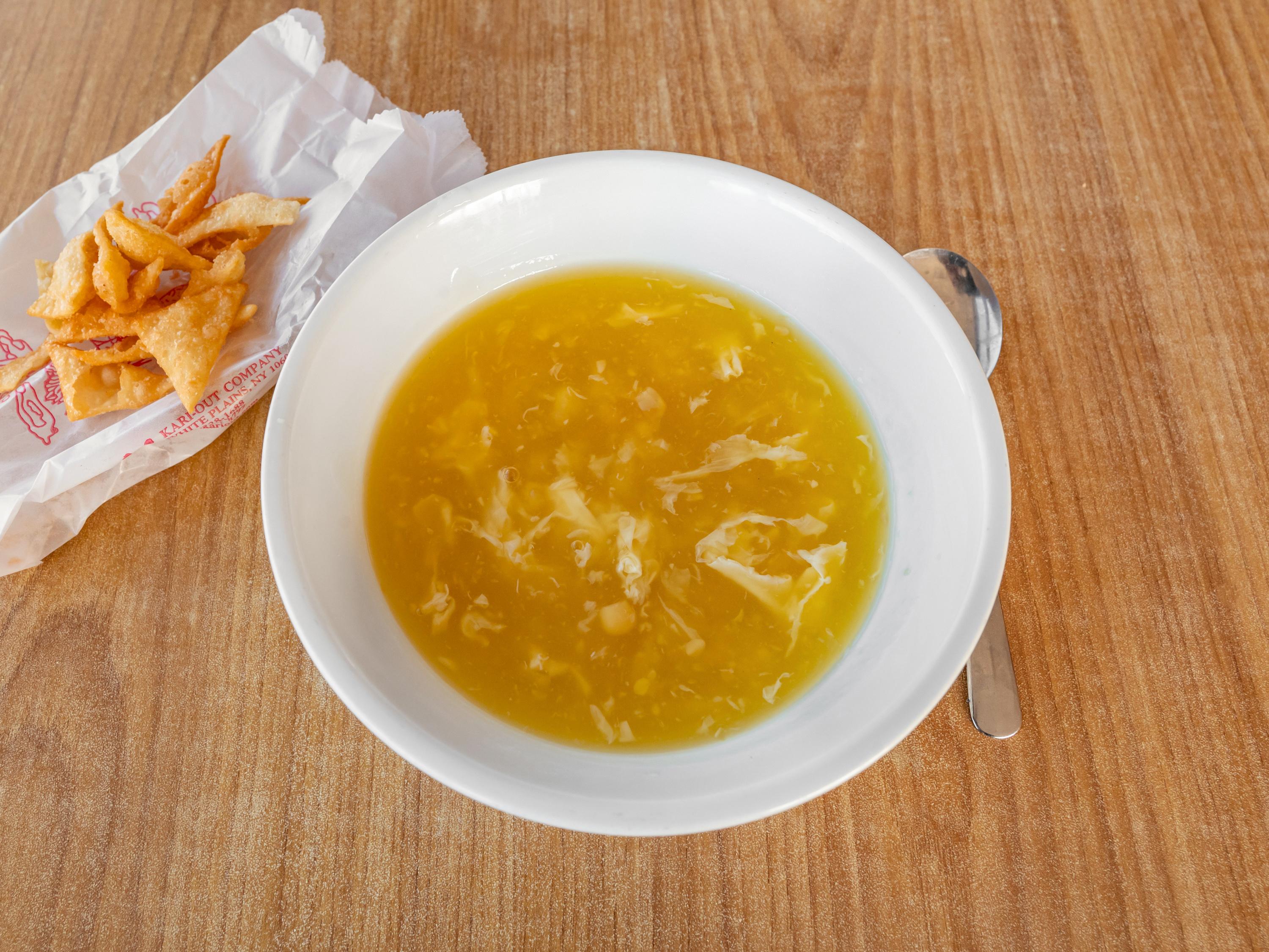 EGG DROP SOUP LARGE (24 OZ).