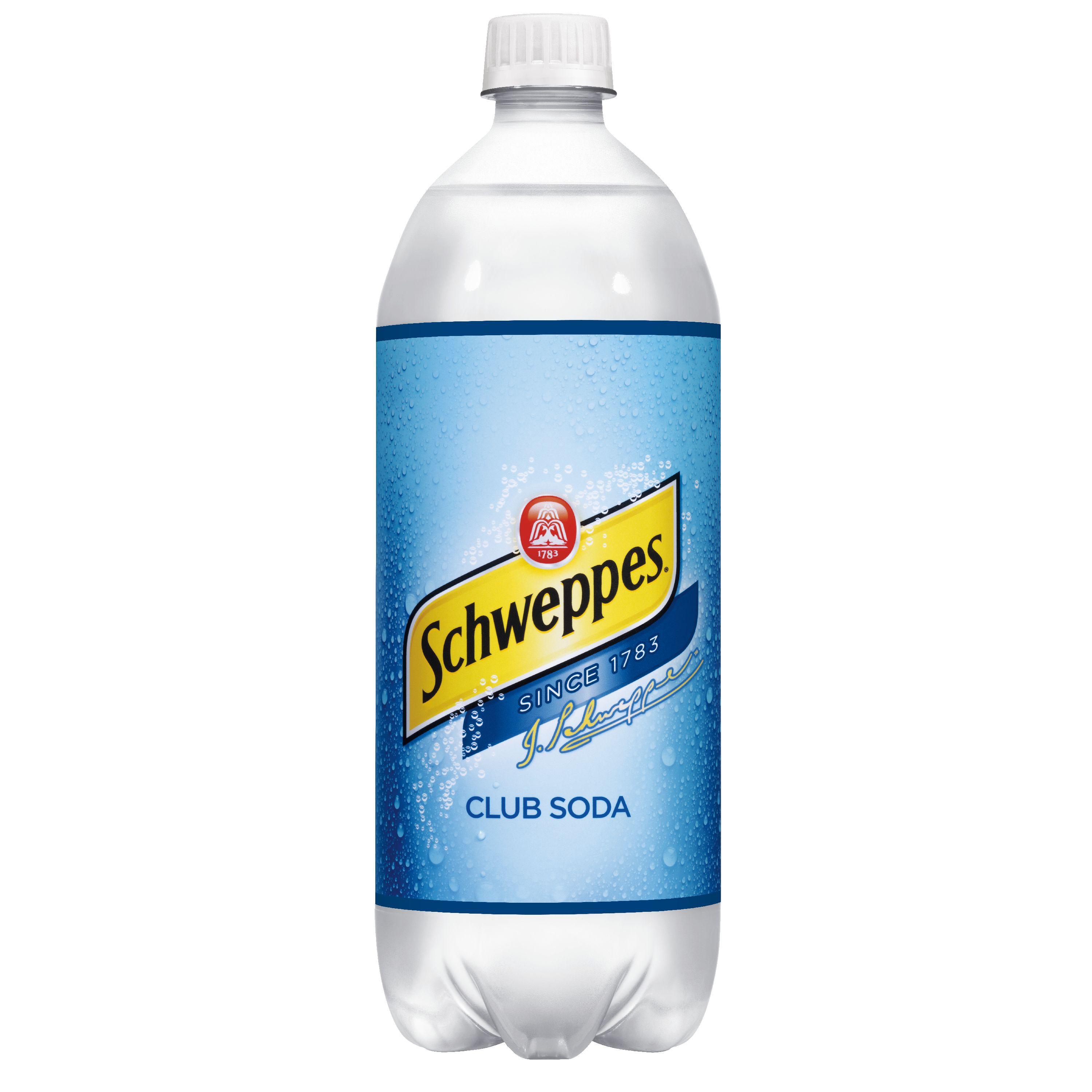 Schweppes Club Soda - 33.8 Fl Oz.