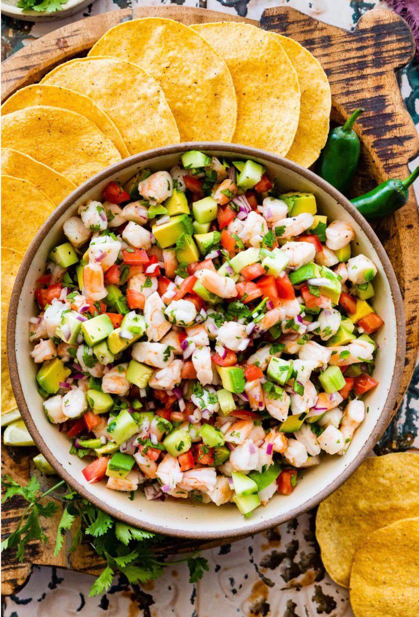 Shrimp Ceviche.