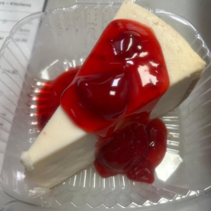 Cherry Slice of Cheesecake.