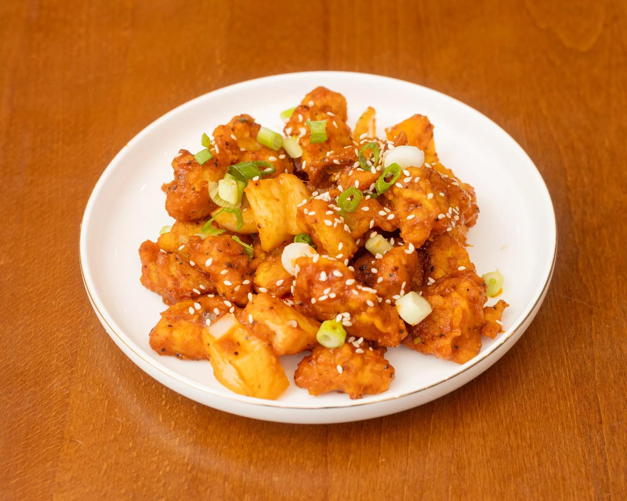 Guntur Pachimirchi Gobi.