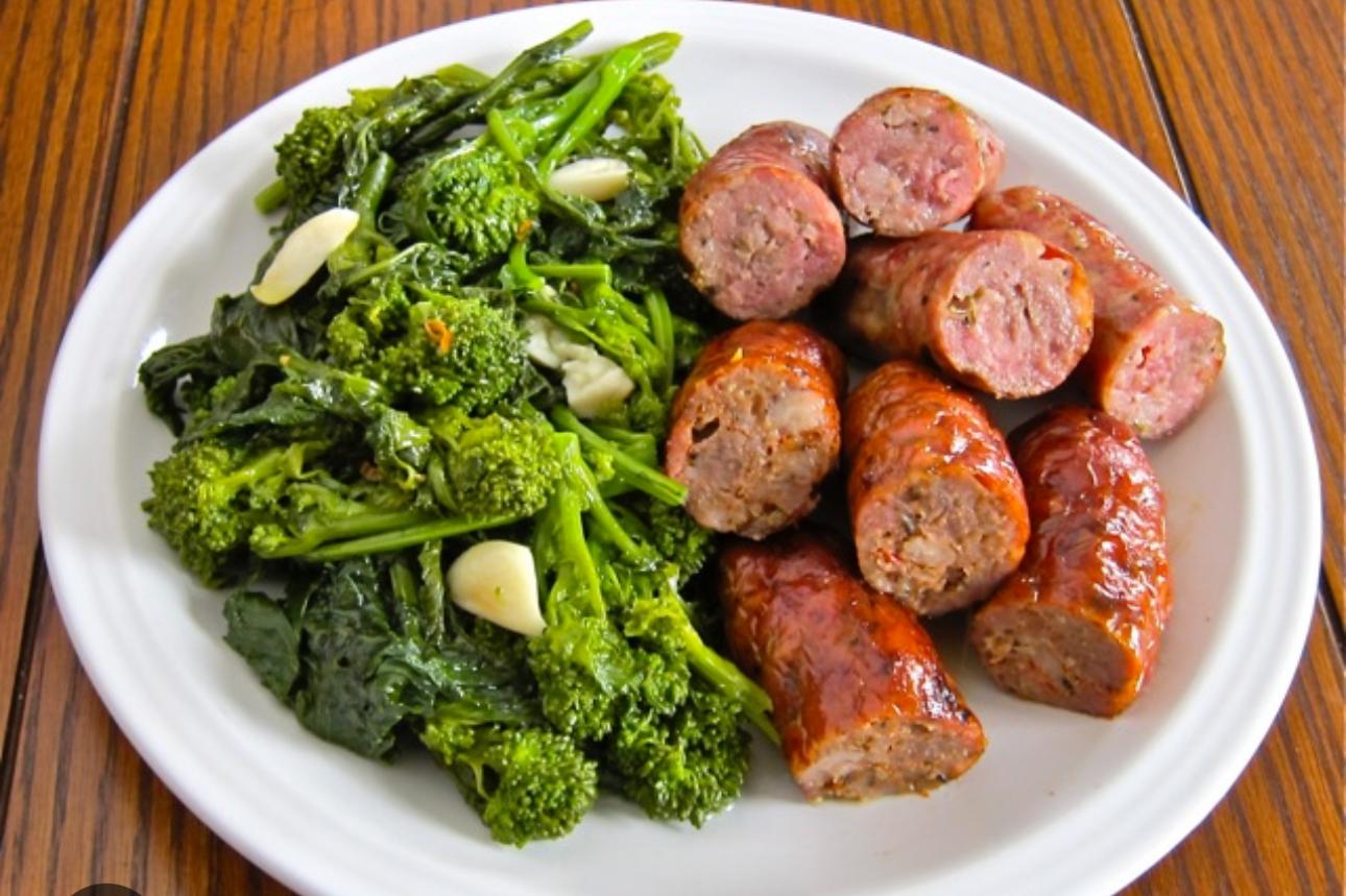Broccoli Rabe & Sausage.