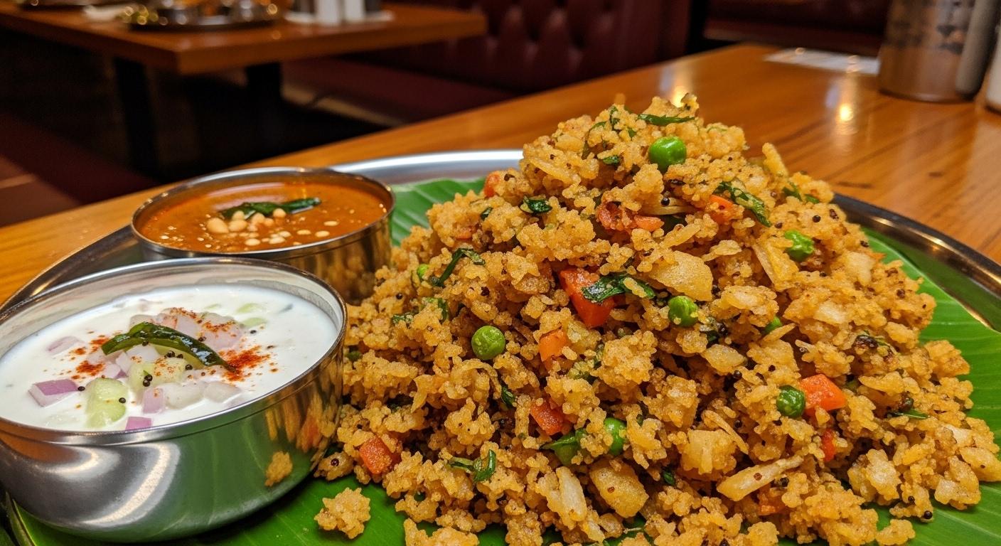 Veg Kothu Paratha.