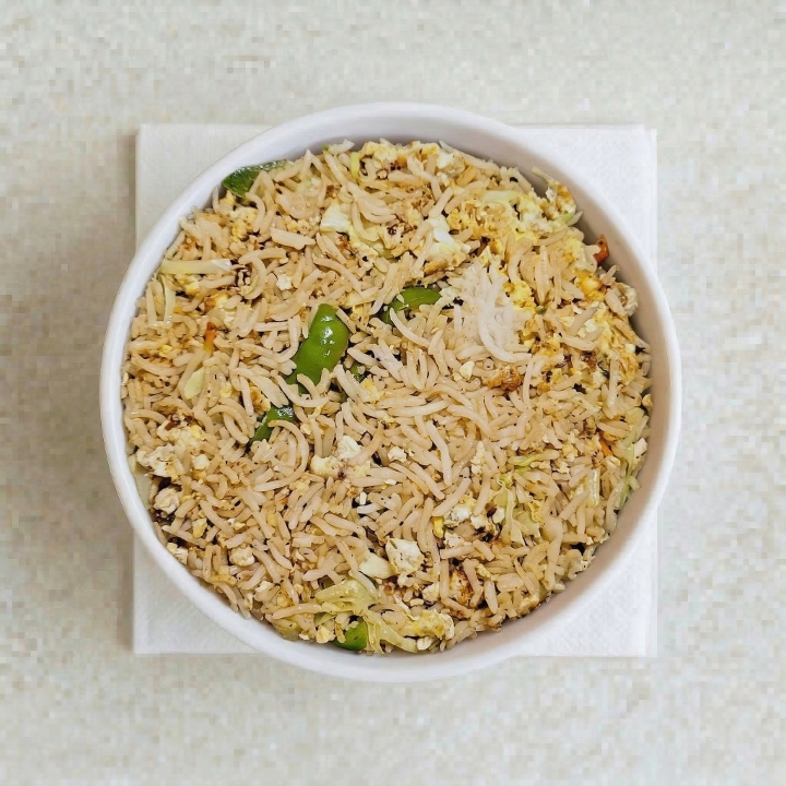 Schezwan Egg Fried Rice (Spicy).