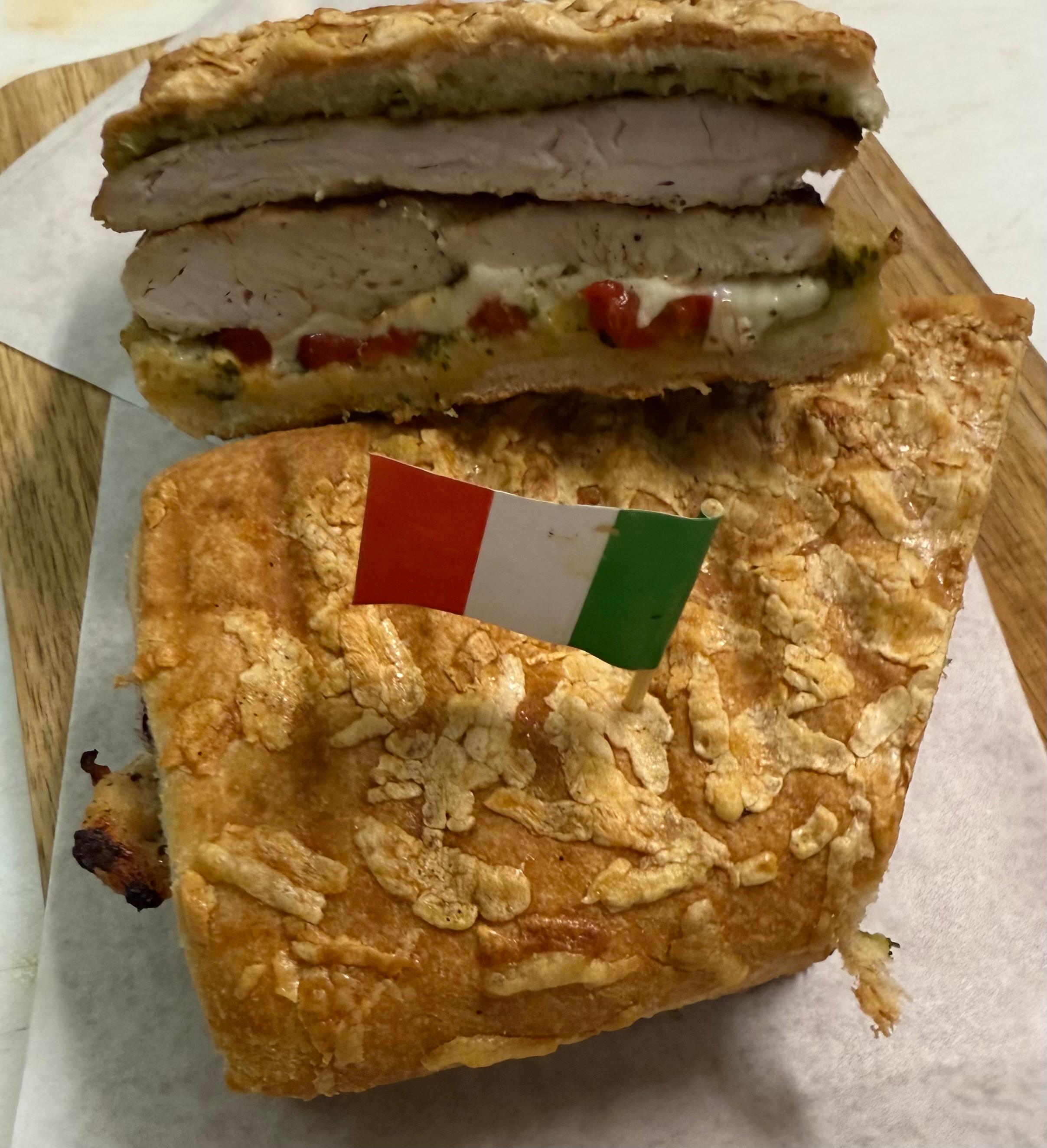 Chicken Pesto Panini.
