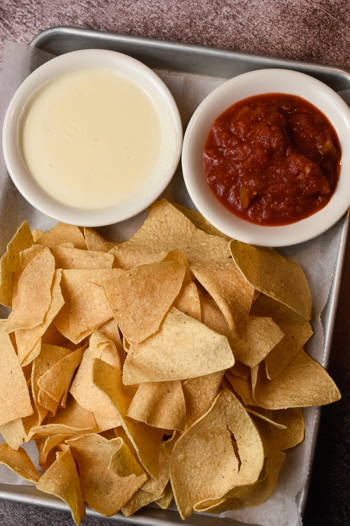 Chips, Salsa, & Queso.