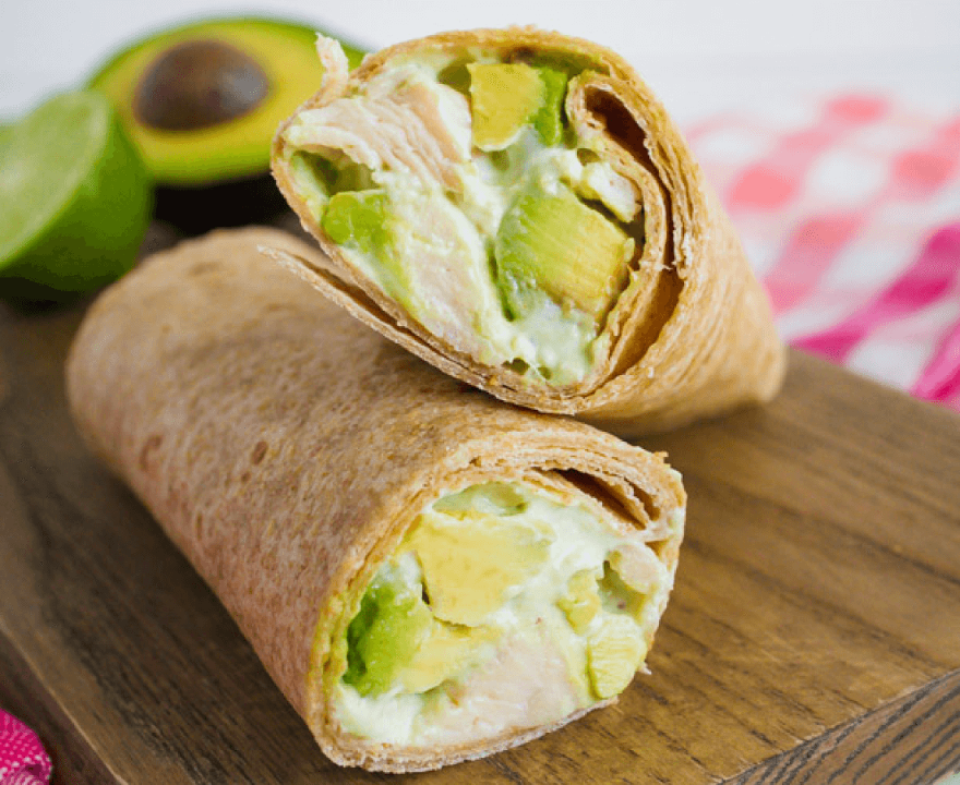 Chicken Avocado Wrap.