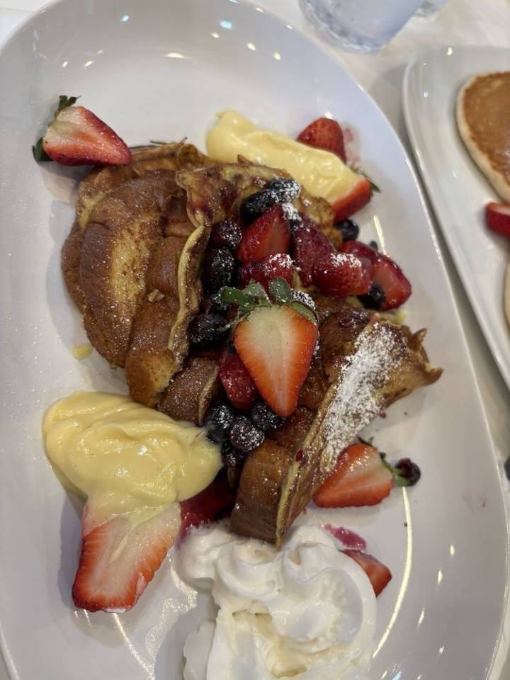 Wild Blueberries French Toast.