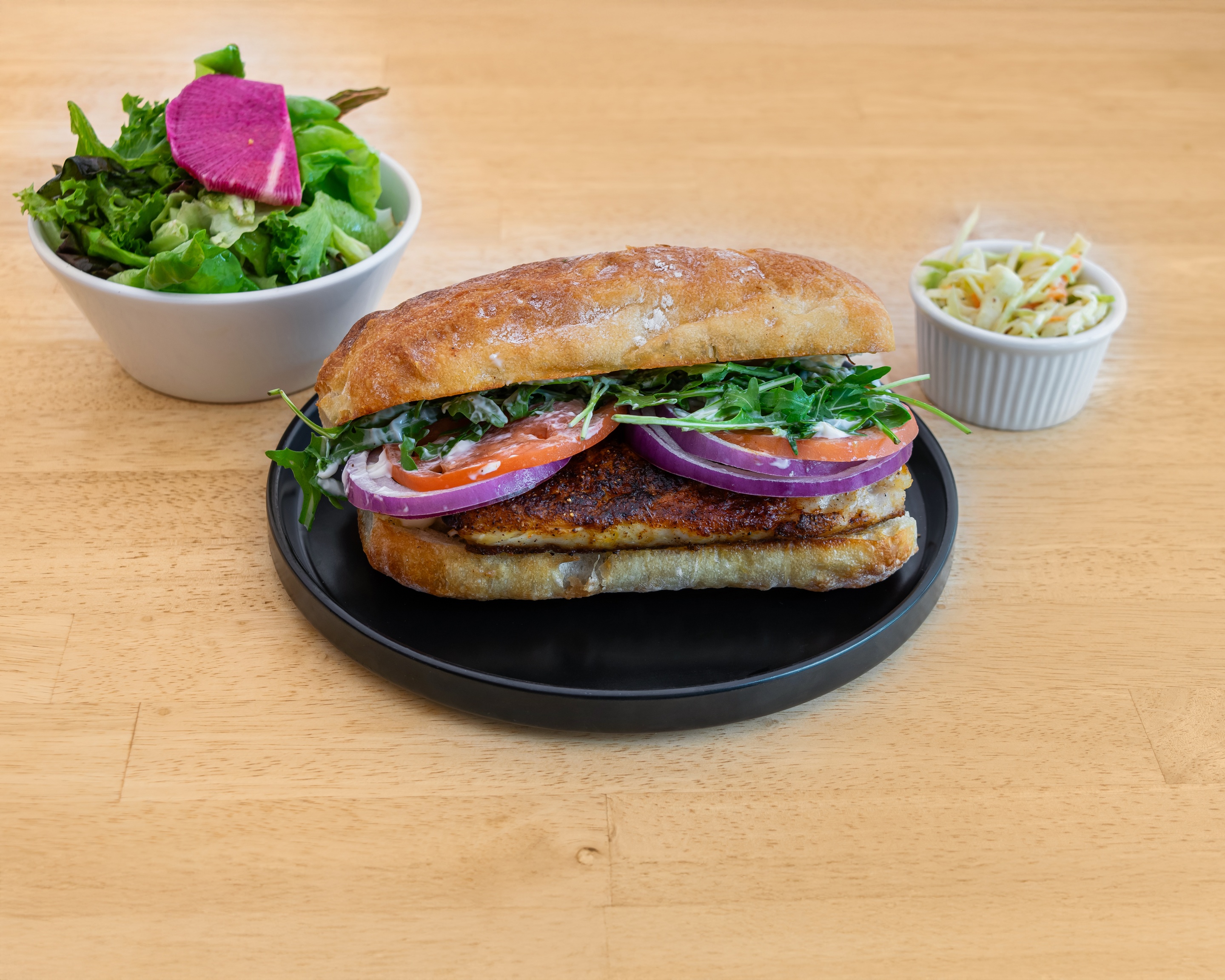 Famous Shack Fish Sandwich.