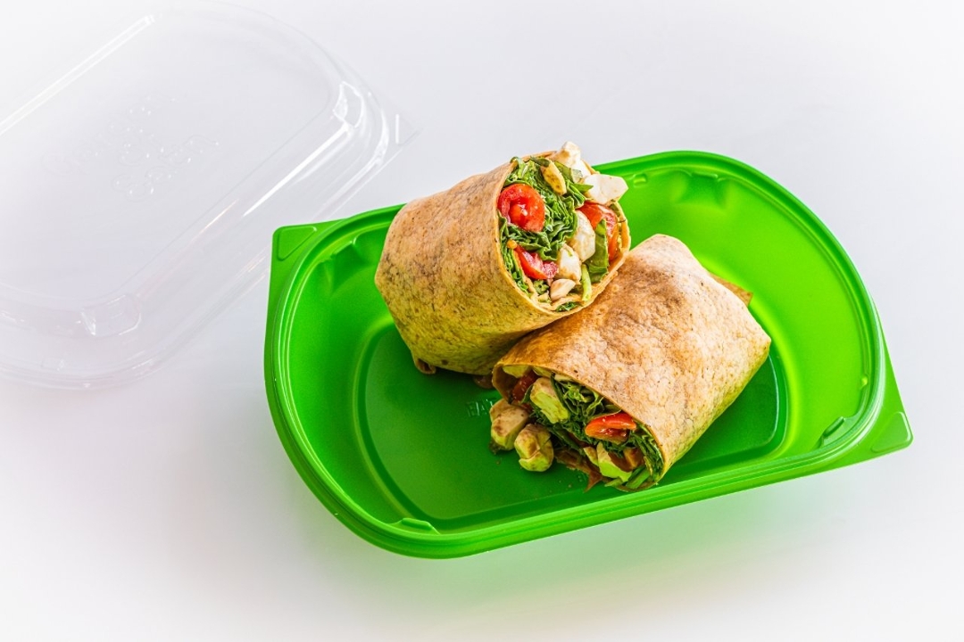 Margherita wrap (veg).