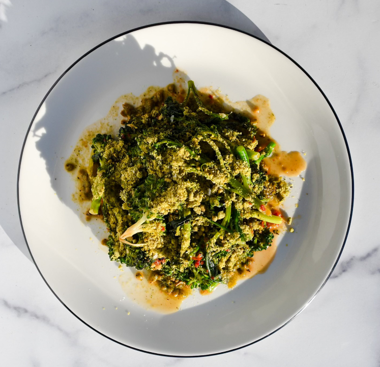 Sprouting Broccoli w/Calabrian Chili Butter