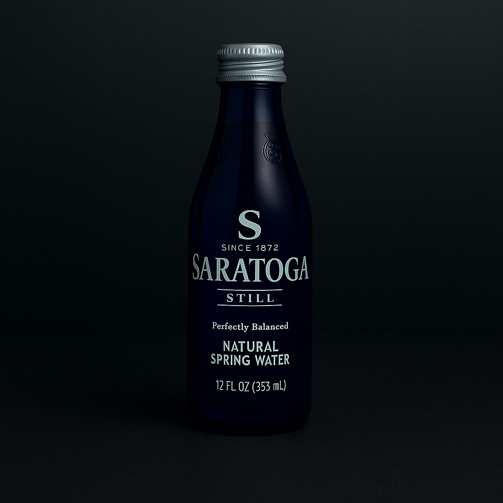 Saratoga Still Water Bottle.