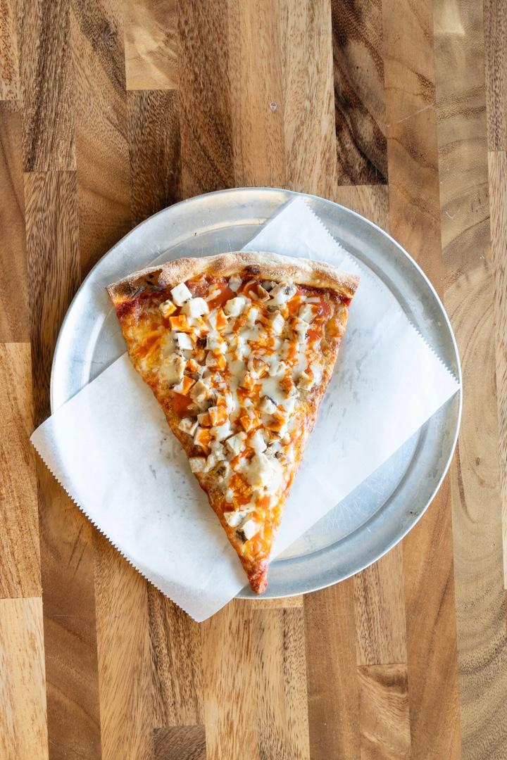 Slice Buffalo Chicken.