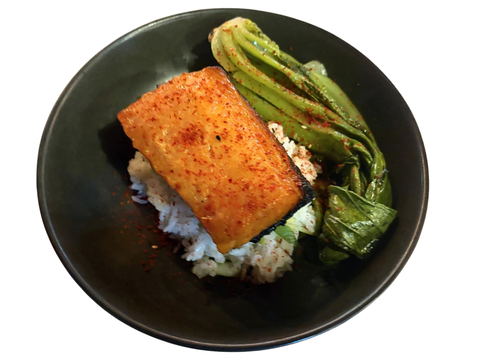 Miso-Glazed Salmon Bowl.