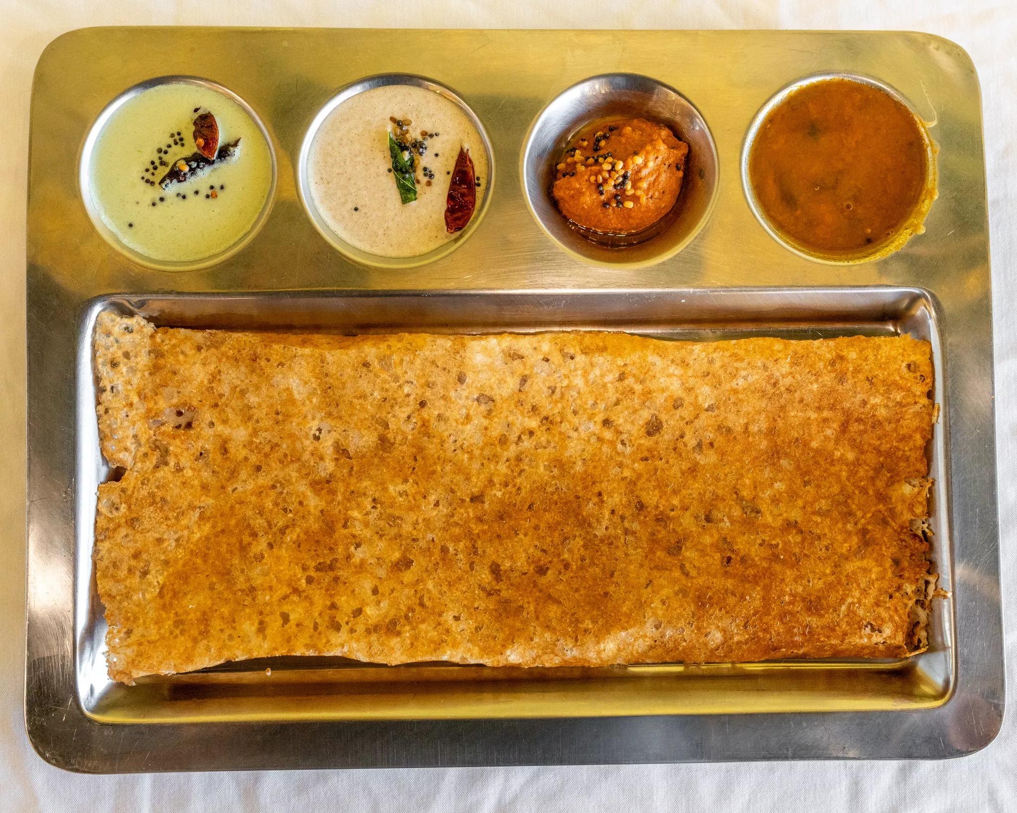 Plain Rava Dosa.
