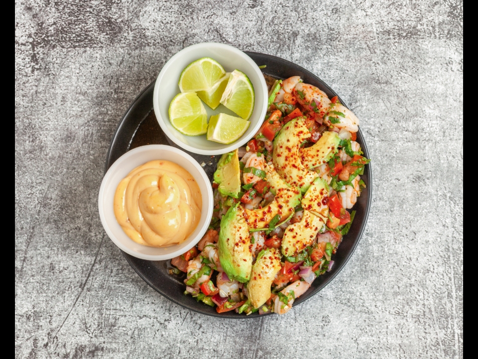 Shrimp (Camaron) Ceviche.