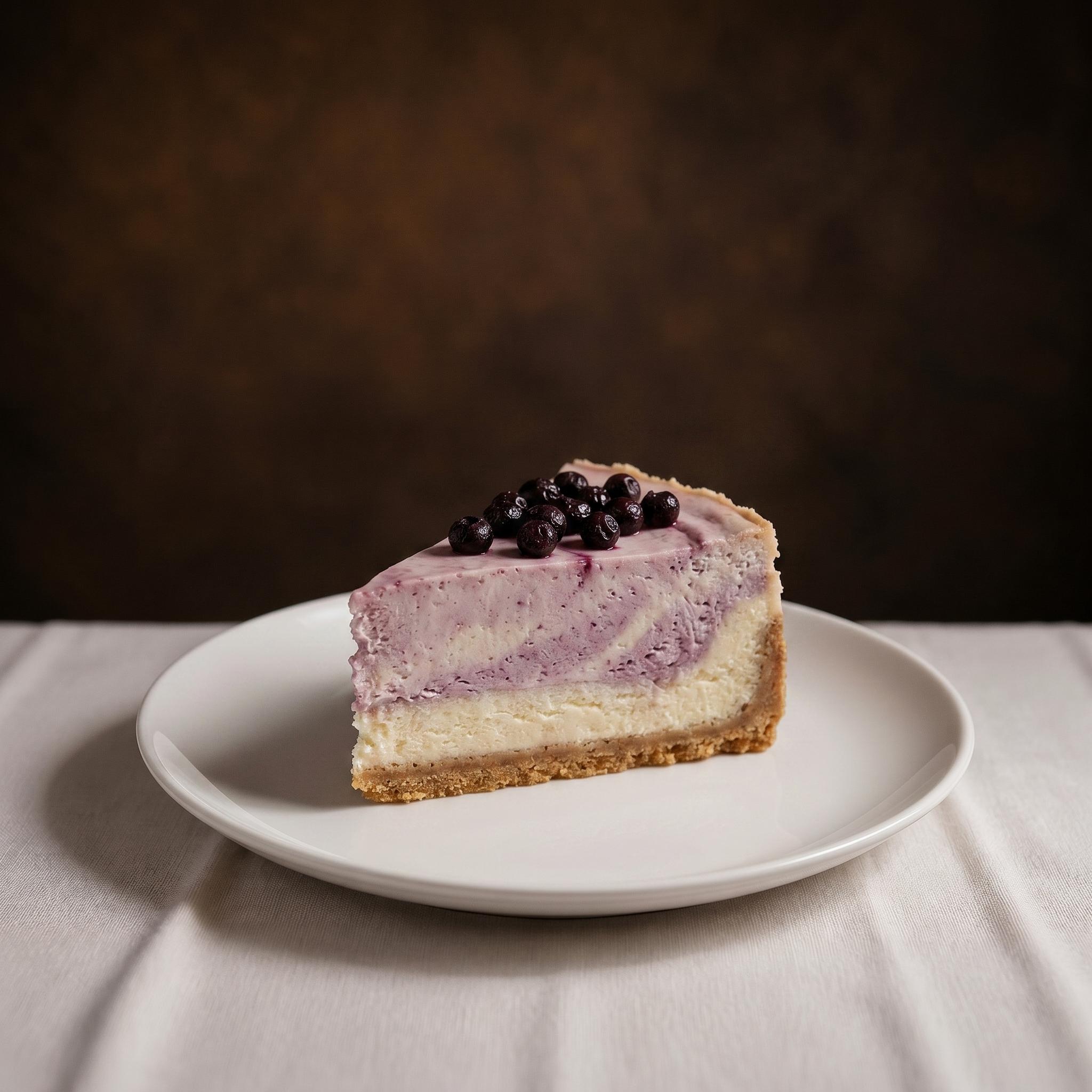Blueberry Cheesecake.