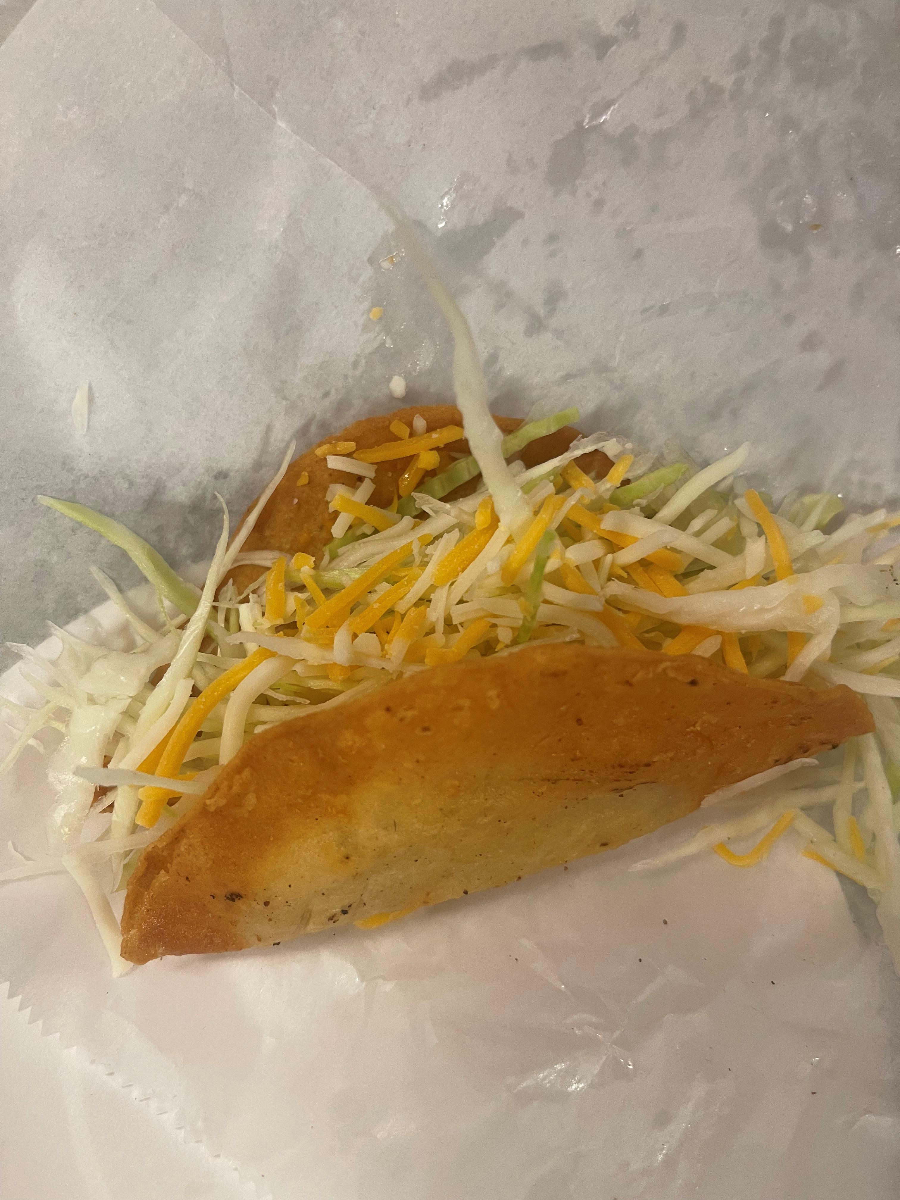 Hard shell taco potatoes.