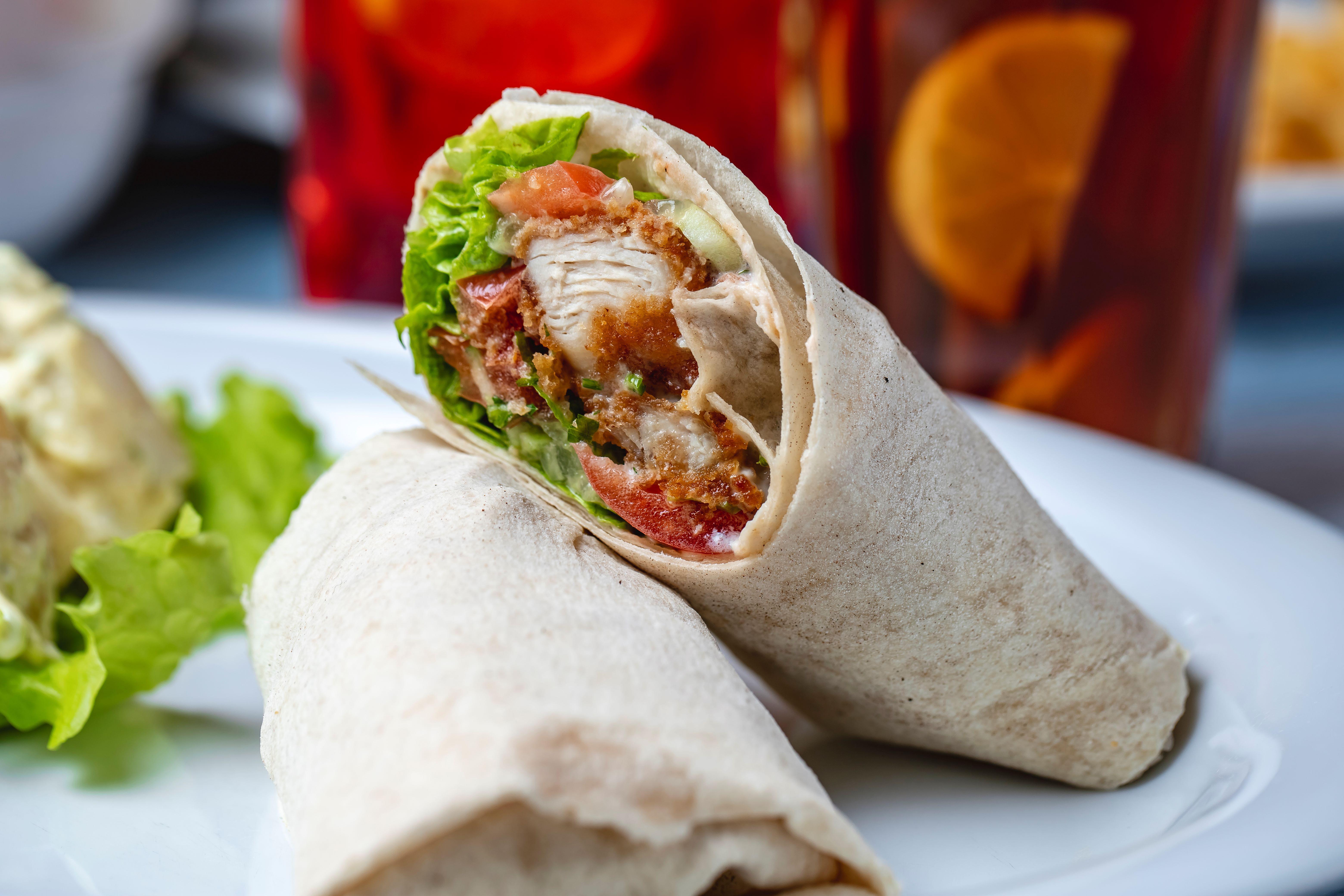 Crispy Chicken Wrap.