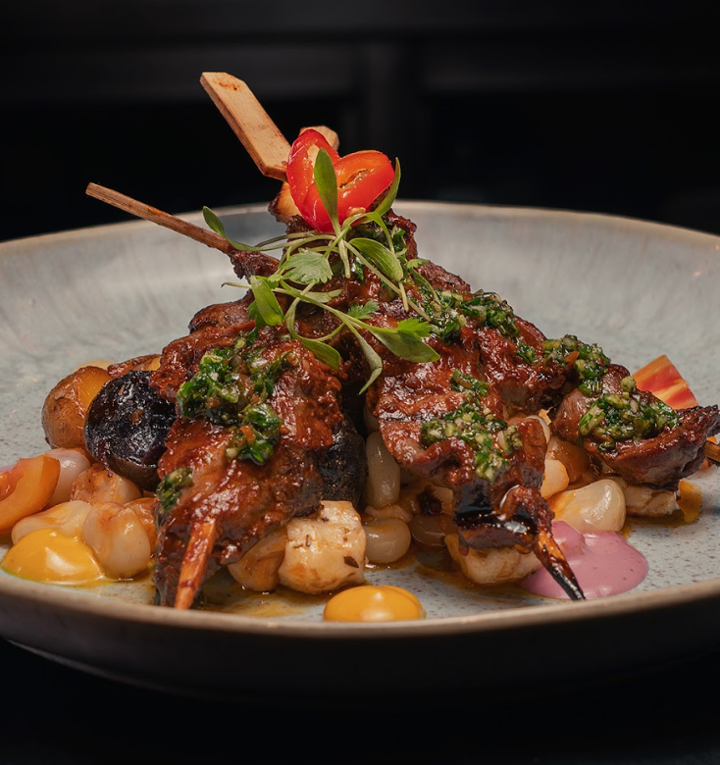 Anticuchos.