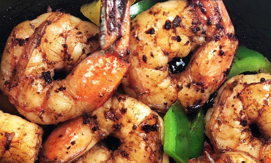 Jerk Shrimp Dinner.