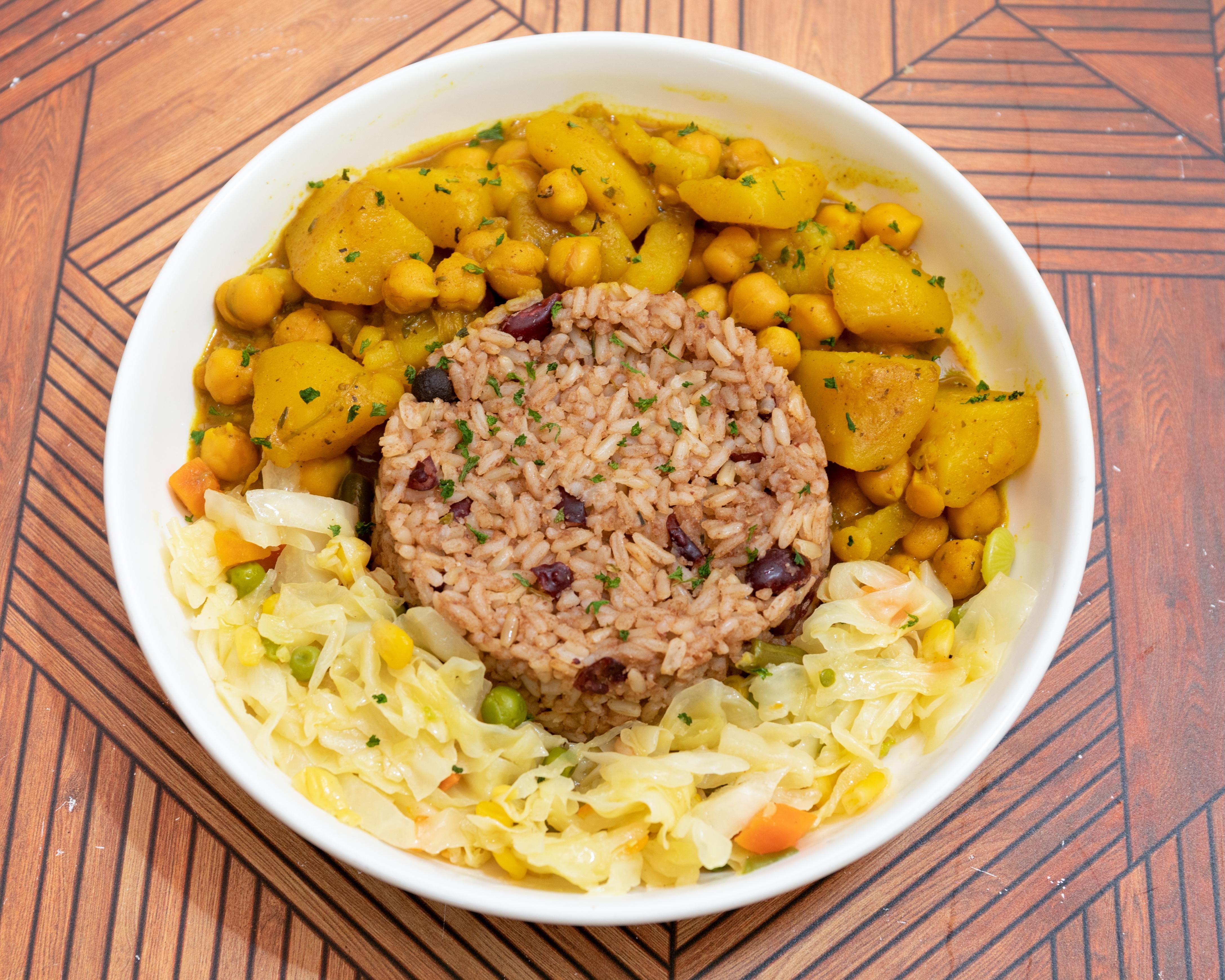 Curry Chana & Potatoes.