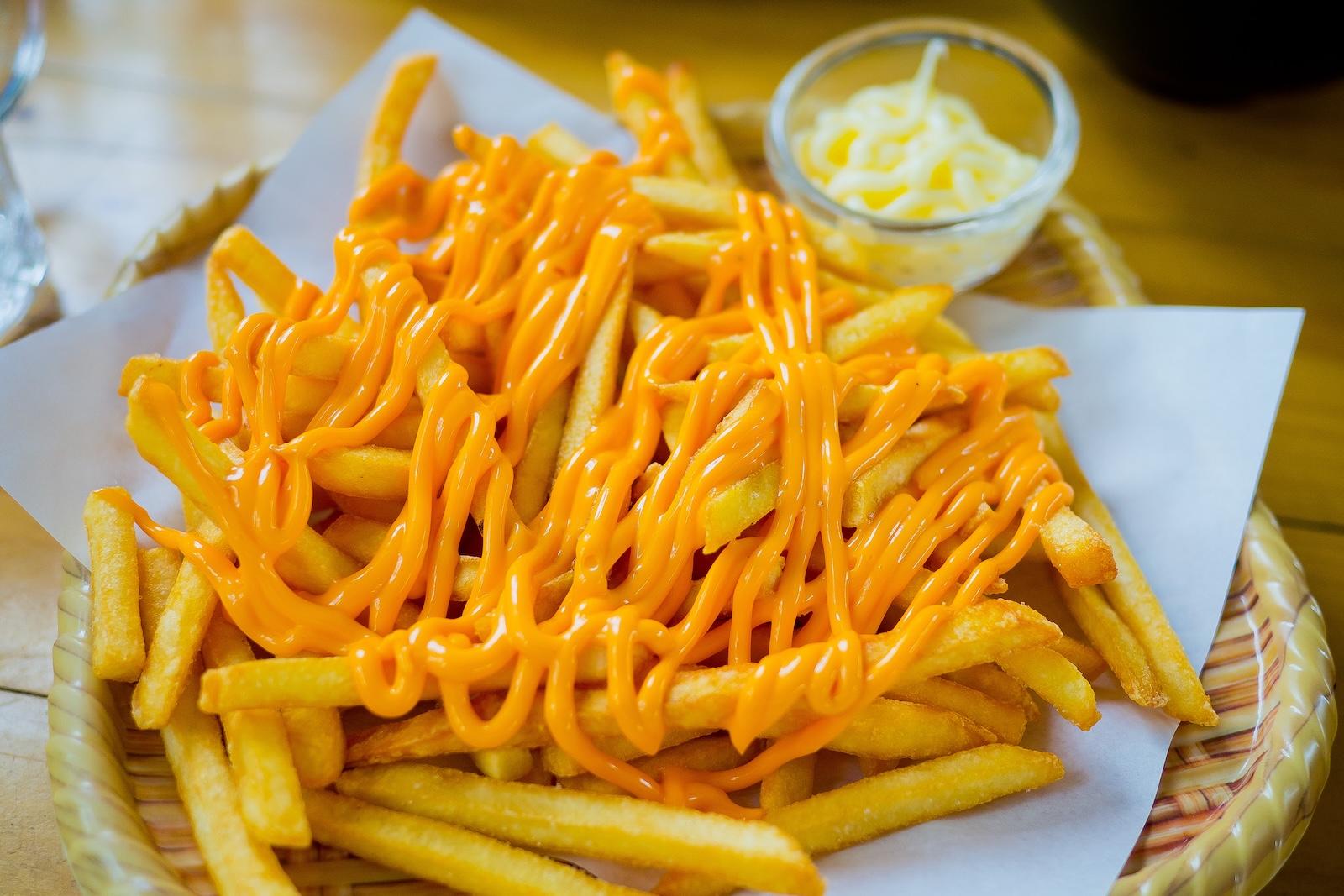 Large Cheese Fries.