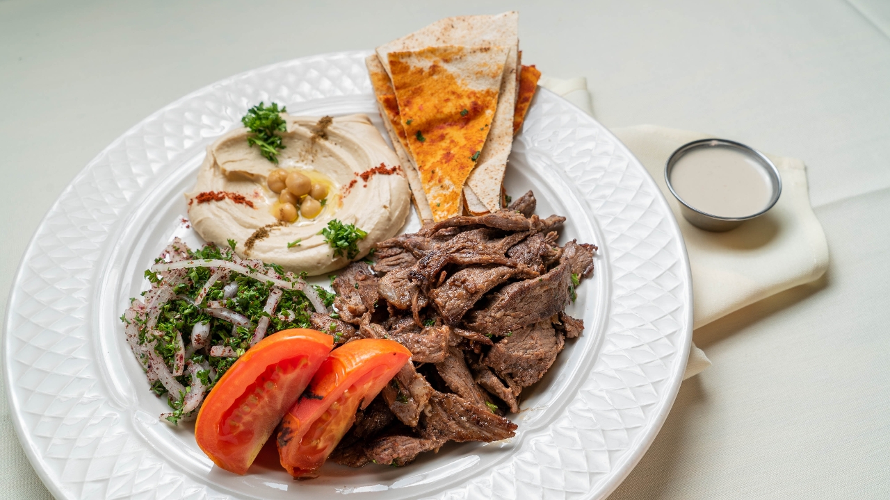 Beef Shawerma Plate.