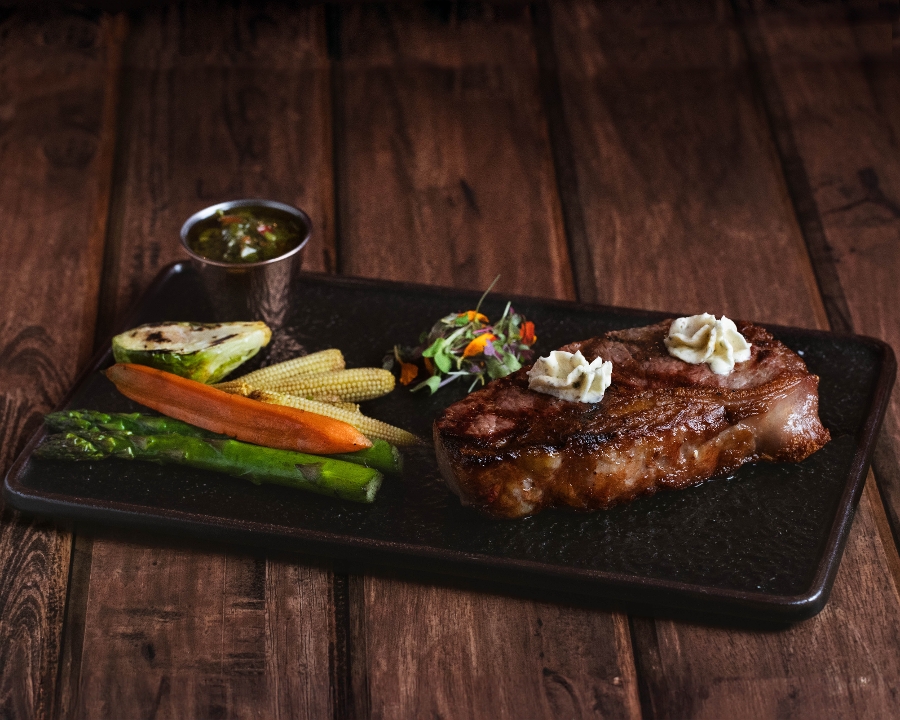 Rib eye Black angus.