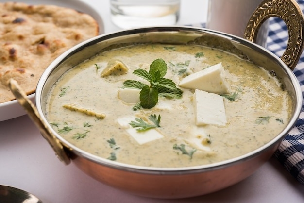 Malai Methi Paneer.