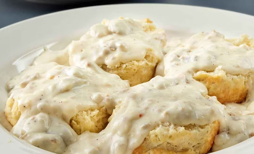 Biscuits and Sausage Gravy.