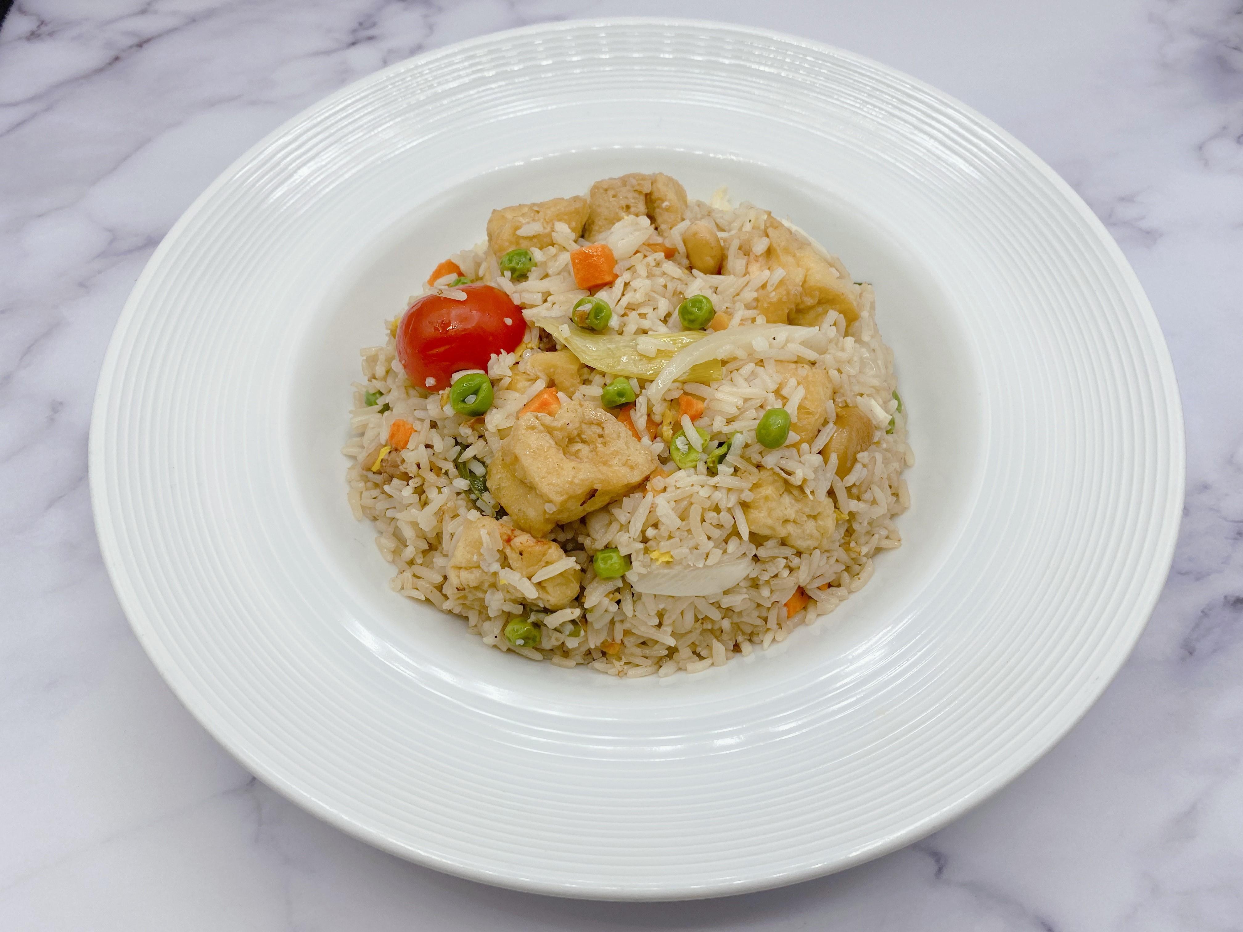 Vegan Thai Fried Rice (No Egg).