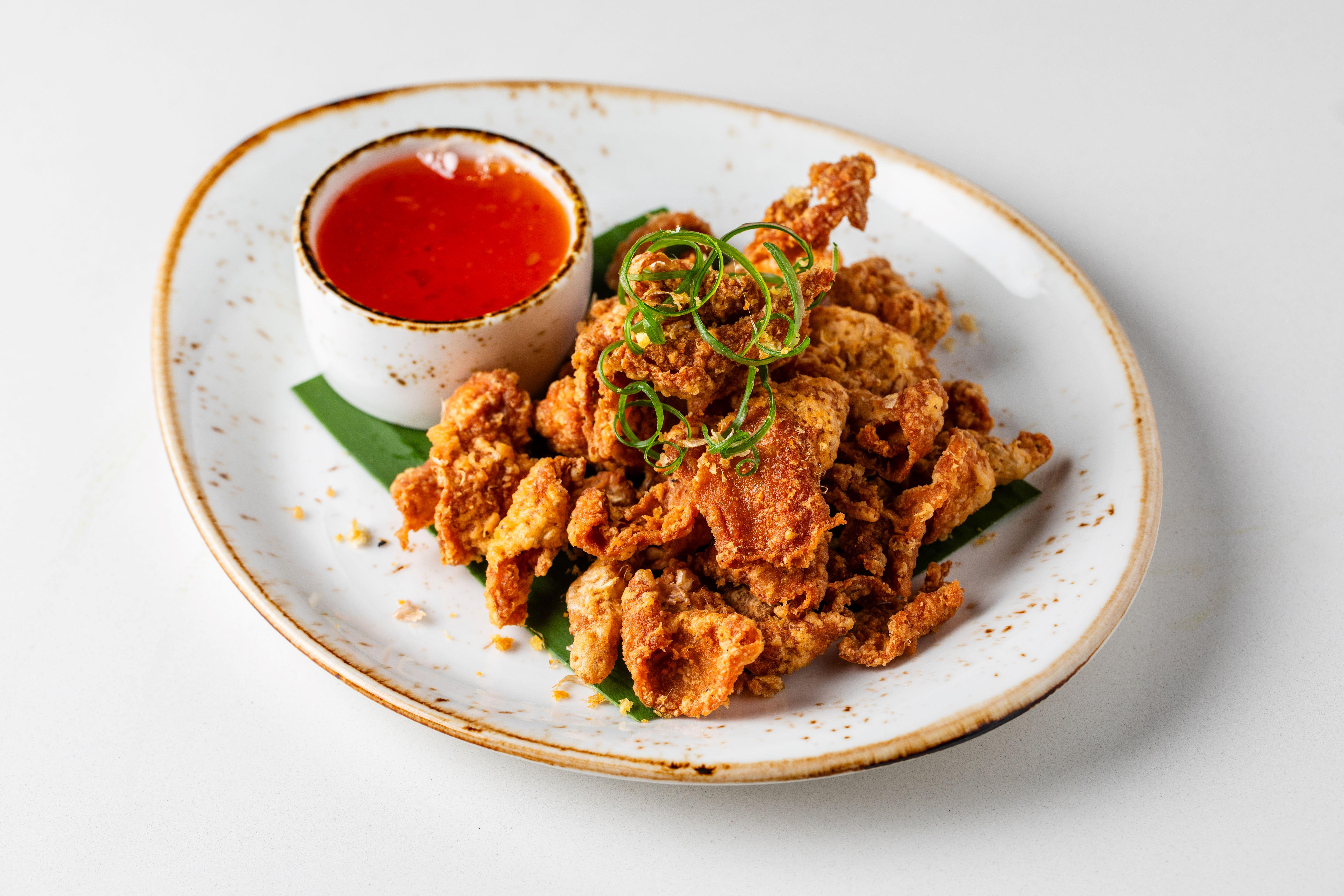 Crispy Chicken Skin.