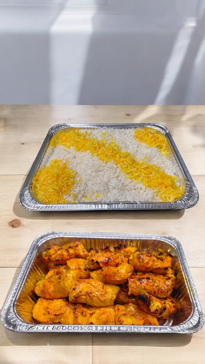 Chicken Juicy Kabob Tray.