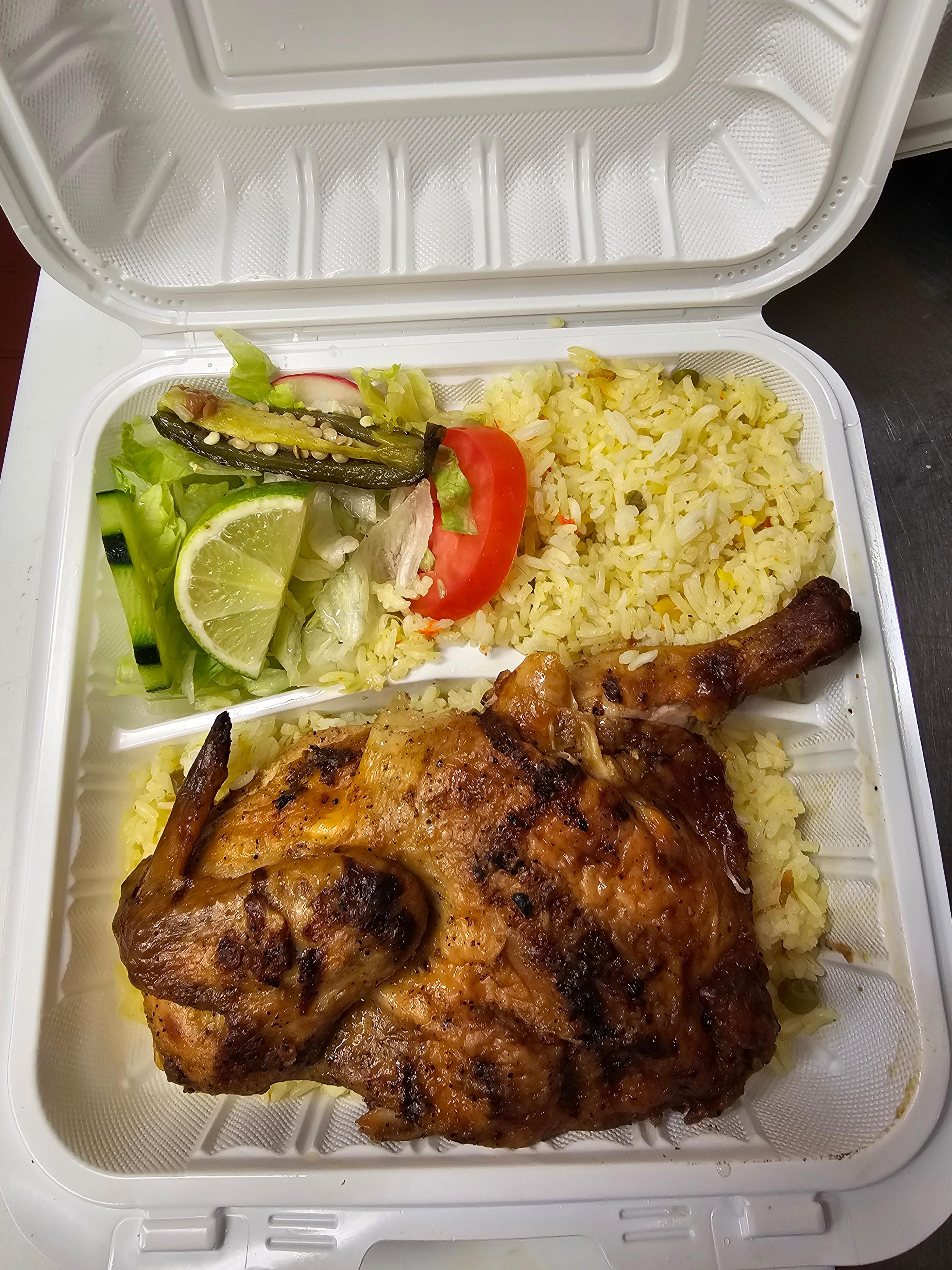 Pollo a la Parrilla (Grilled Half Chicken).