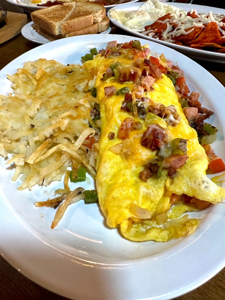 Meat Lovers Omelette.