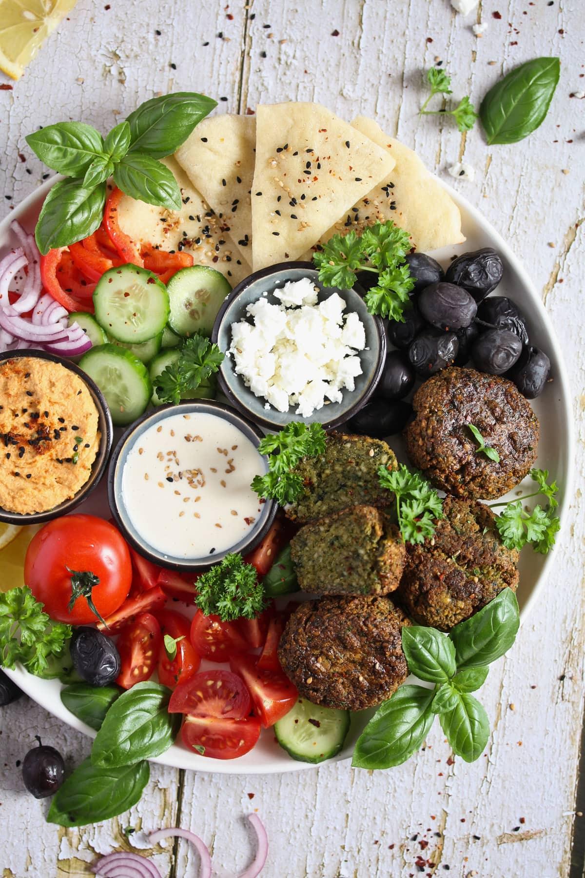 Family Veggie Plate.