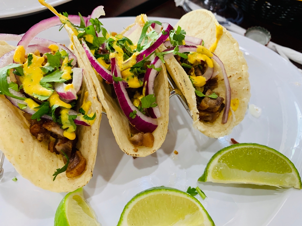 Chicharron Acevichado Taco.