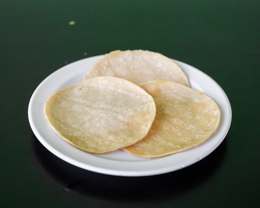 Side 3 Corn Tortillas.