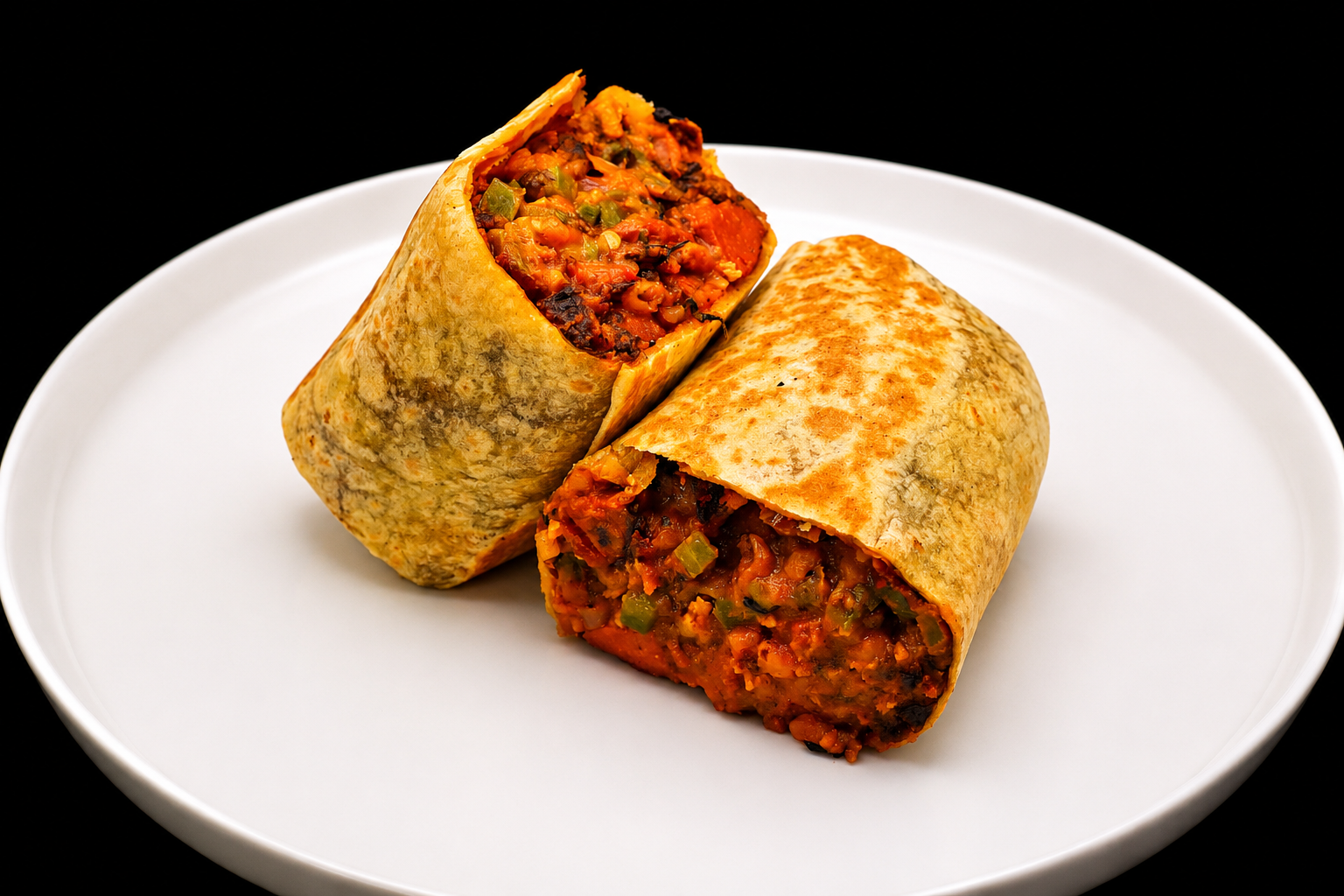 Tomato Sunrise Burrito.