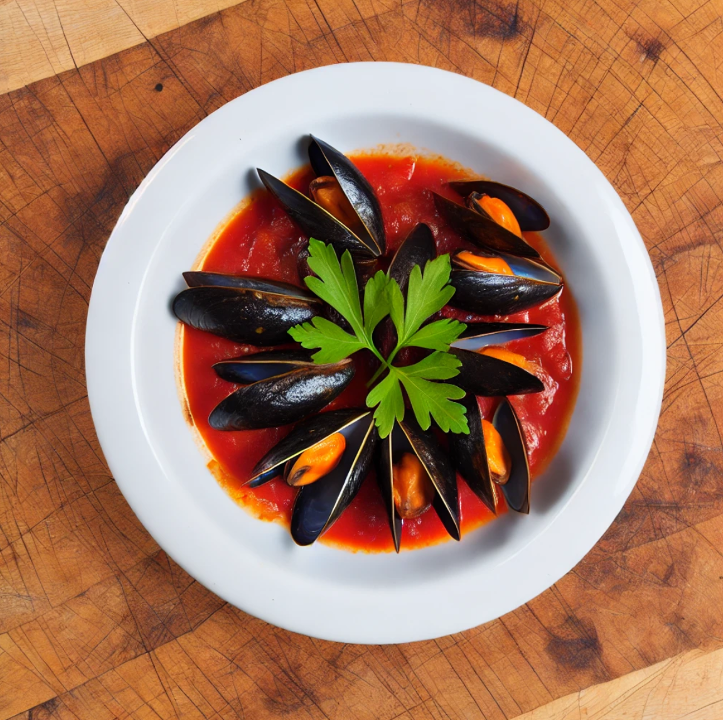 Mussels Pomodoro.