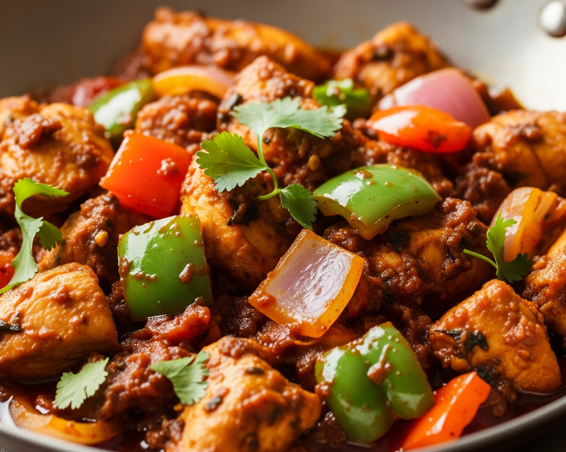 Kadhai Chicken.