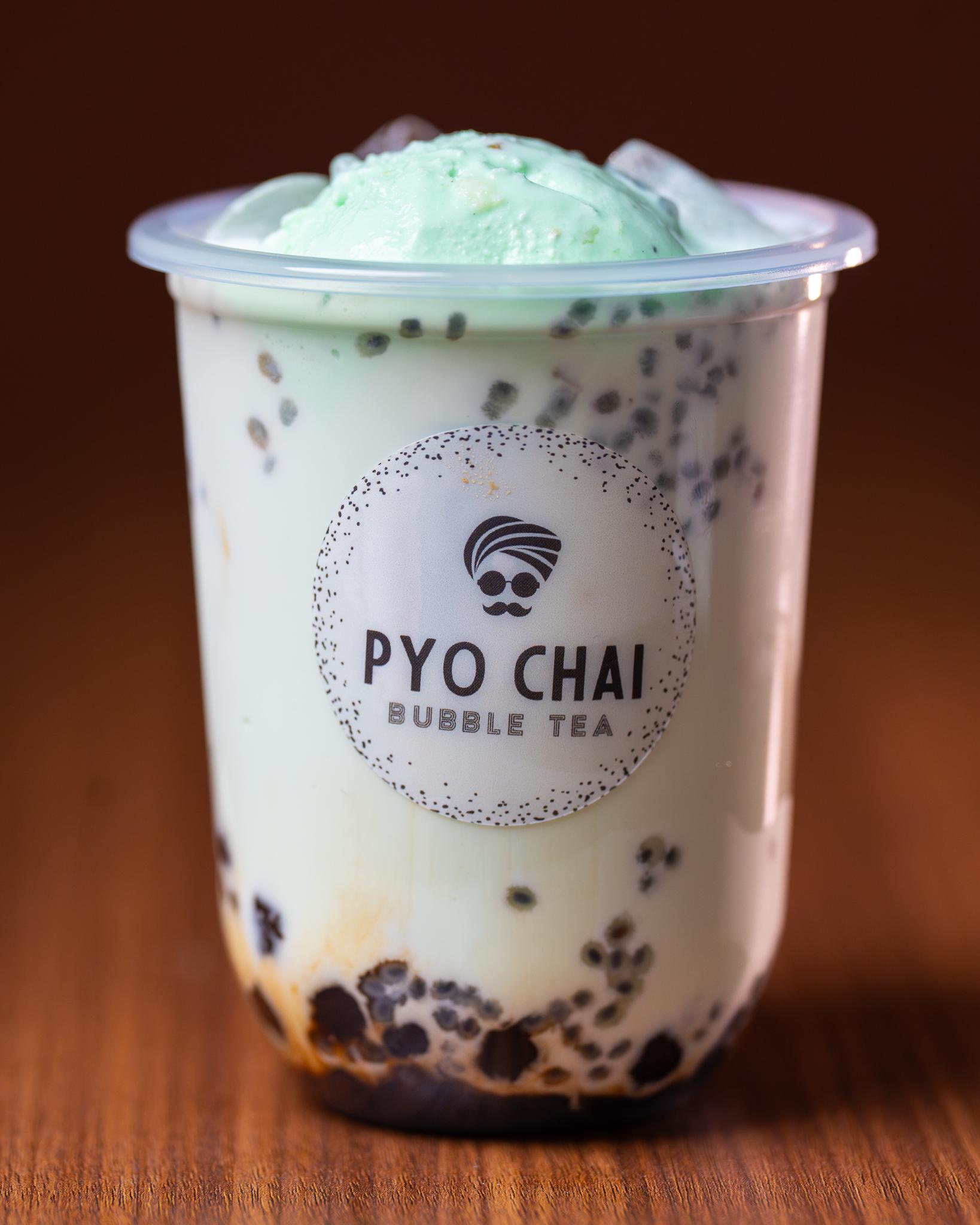 PYO Pista Kulfi Milk Tea.