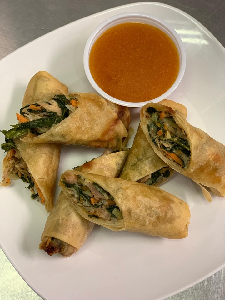 Spring Roll (Collard Greens Roll) - 3.