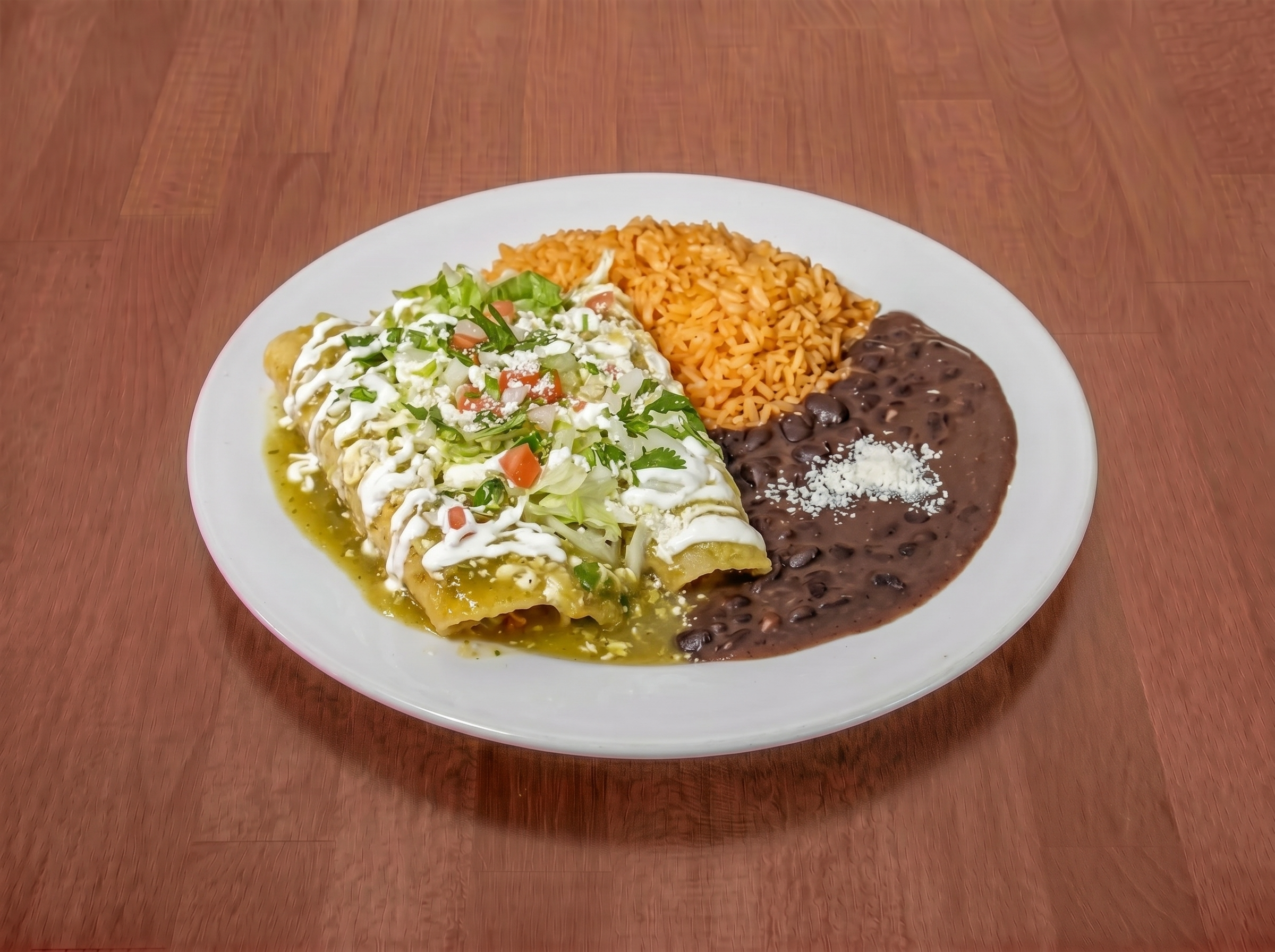 Enchiladas De Mole Poblano.