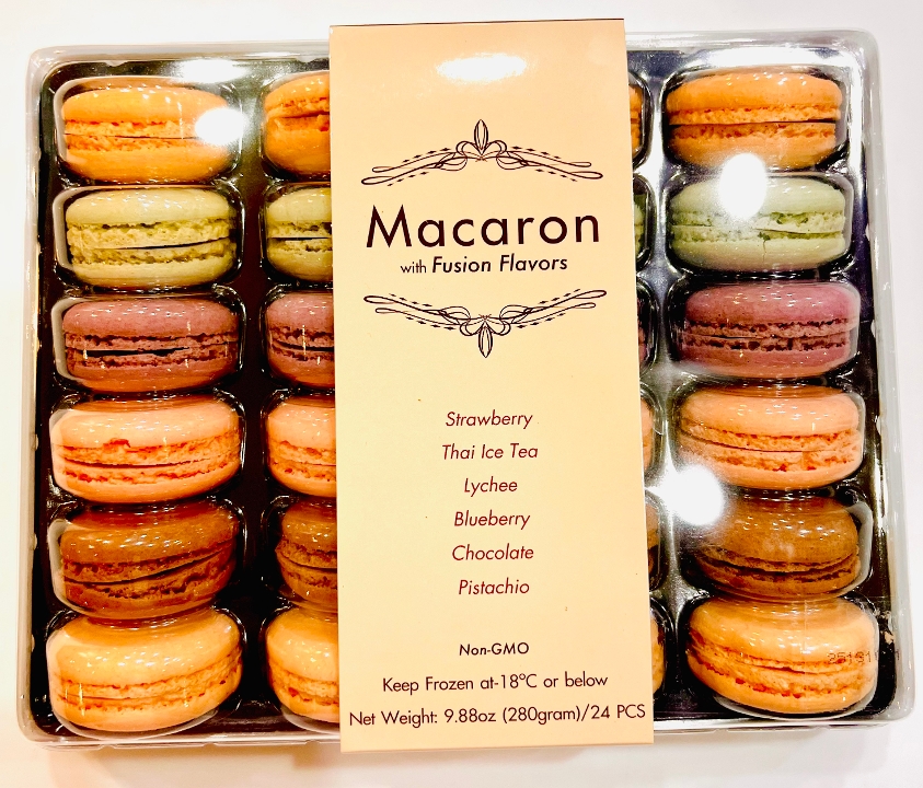 Box of Macarons.